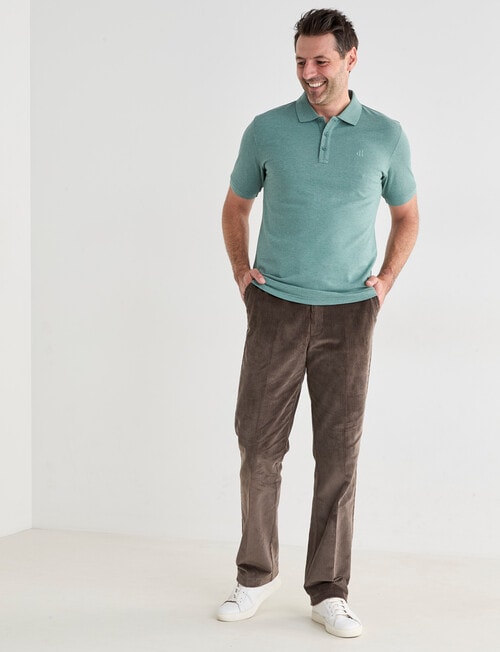 Chisel Ultimate Polo Shirt, Green Marle product photo View 03 L