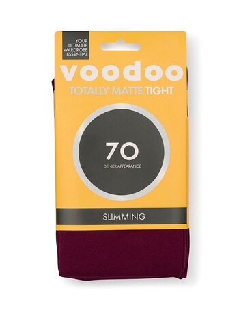 Voodoo Totally Matte Slimming Tight, 70 Denier, Plum product photo
