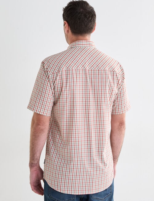 Chisel Mason Short Sleeve Shirt, Red product photo View 02 L