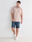 Chisel Mason Short Sleeve Shirt, Red product photo View 03 S