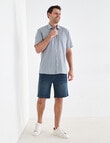 Chisel Mason Short Sleeve Shirt, Denim product photo View 03 S