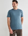 Chisel Ultimate Crew Tee, Ocean Blue Stripes product photo View 05 S