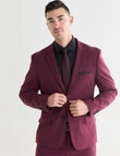 Laidlaw + Leeds Tailored Jacket, Burgundy product photo