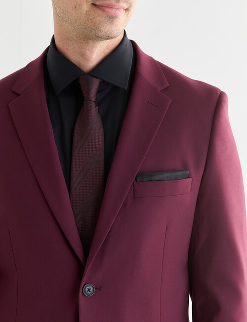 Laidlaw + Leeds Tailored Jacket, Burgundy product photo View 04 L