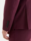 Laidlaw + Leeds Tailored Jacket, Burgundy product photo View 08 S