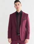 Laidlaw + Leeds Tailored Jacket, Burgundy product photo View 05 S