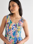 Whistle Shirred Front Dress, Summer Floral product photo View 04 S