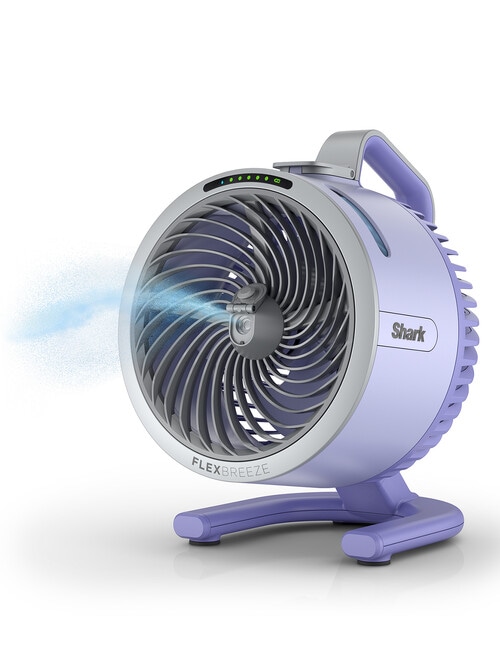 Shark FlexBreeze HydroGo Misting Portable Fan, Lilac, FA052QLVANZ product photo View 03 L