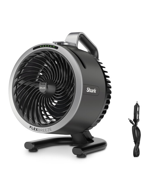 Shark FlexBreeze HydroGo Misting Portable Fan, Dark Grey, FA052QANZ product photo View 03 L