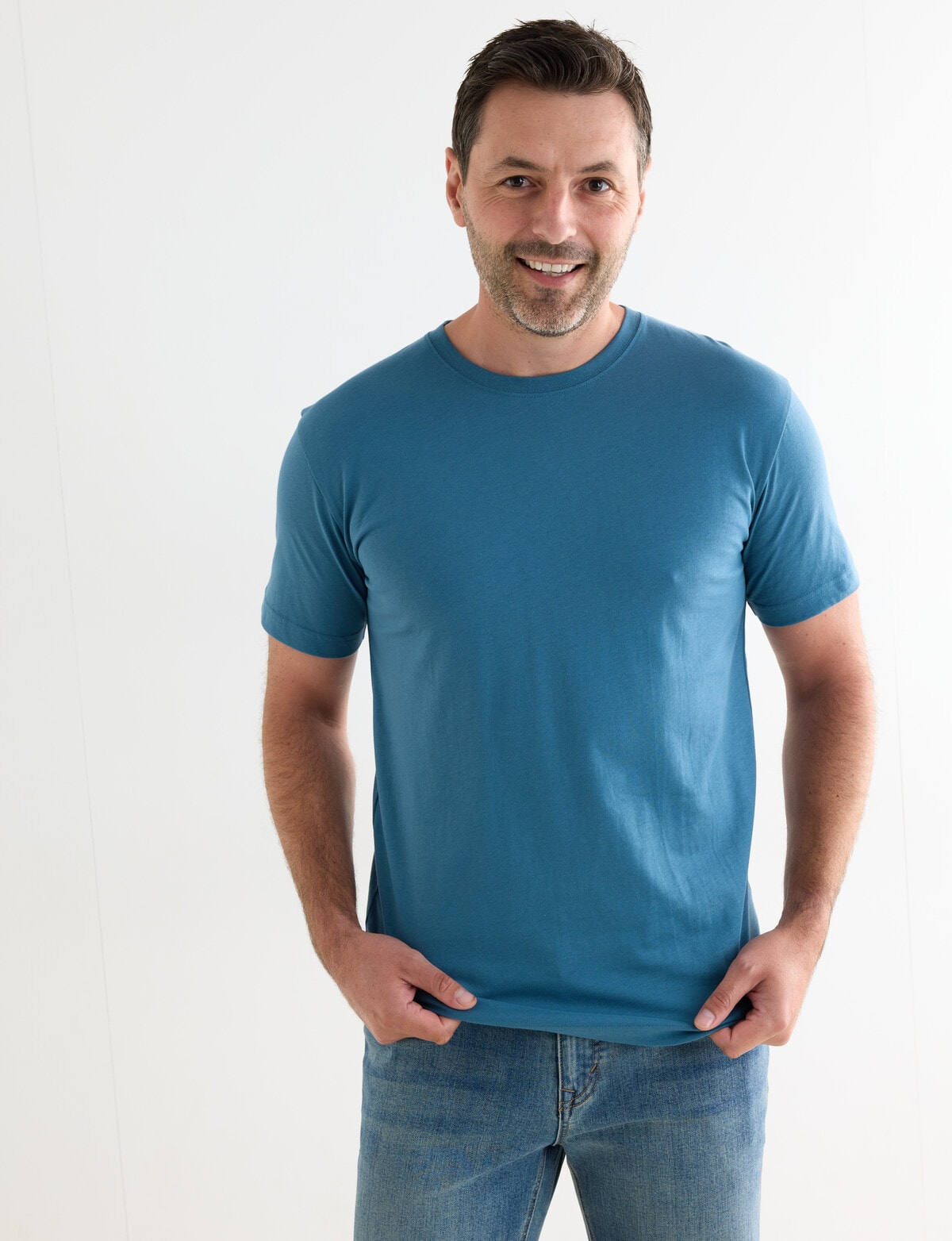 Chisel Ultimate Crew Neck Tee, Ocean Blue - T-shirts, Singlets & Polos