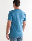 Chisel Ultimate Crew Neck Tee, Ocean Blue product photo View 02 S