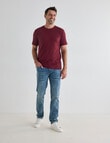 Chisel Ultimate Crew Tee, Maroon product photo View 03 S