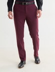Laidlaw + Leeds Tailored Pant, Burgundy product photo