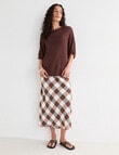Zest Mesh Knitwear Jumper, Chocolate product photo View 03 S