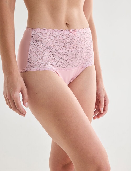 Lyric Lace Top Full Brief, Peony product photo