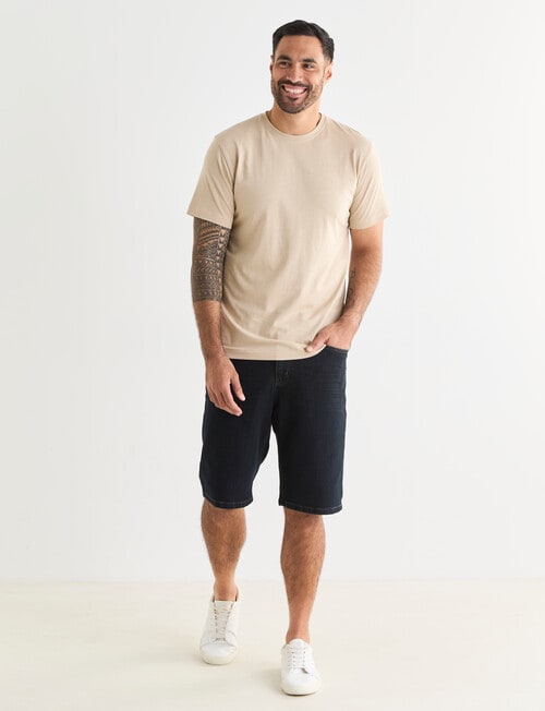 Chisel Ultimate Crew Tee, Stone Marle product photo View 03 L