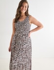 Whistle Shirred Front Dress, Zebra product photo View 12 S