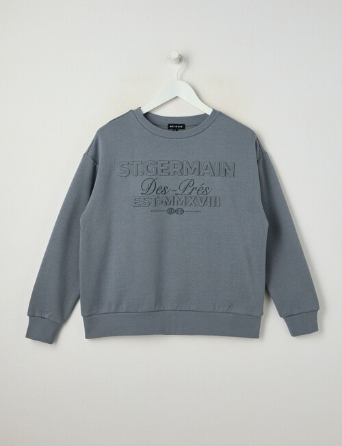 No Issue St Germain Deboss Crew, Fog product photo