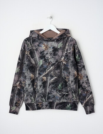 No Issue Oversize Hoodie, Camo Dark product photo
