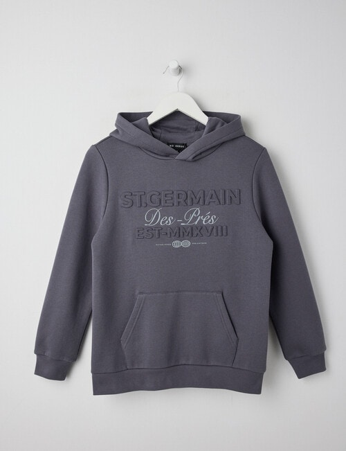 No Issue St Germain Deboss Hoodie, Smoke product photo