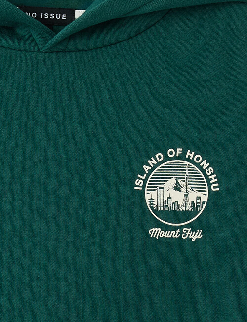 No Issue Honshu Oversize Hoodie, Green product photo View 03 L