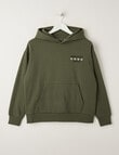 No Issue Dragon Oversize Hoodie, Khaki product photo