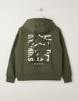No Issue Dragon Oversize Hoodie, Khaki product photo View 02 S