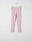 Mac & Ellie Daisy Rib Legging, Dusty Lilac product photo