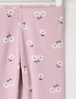 Mac & Ellie Daisy Rib Legging, Dusty Lilac product photo View 02 S