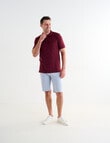 Chisel Ultimate Polo Shirt, Maroon product photo View 03 S