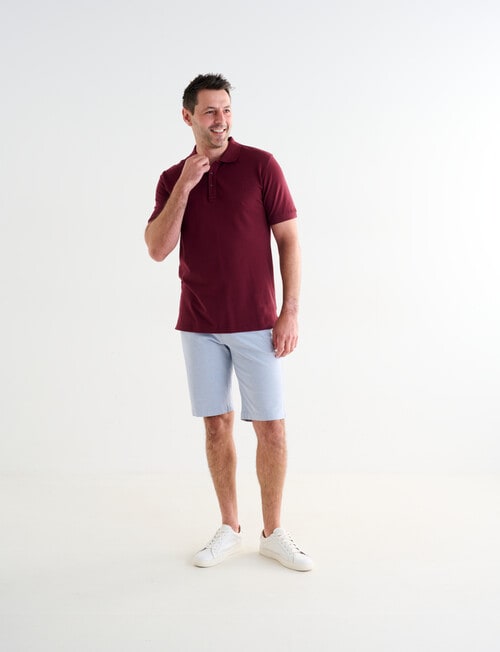 Chisel Ultimate Polo Shirt, Maroon product photo View 03 L