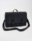 Laidlaw + Leeds Messenger Bag, Black product photo