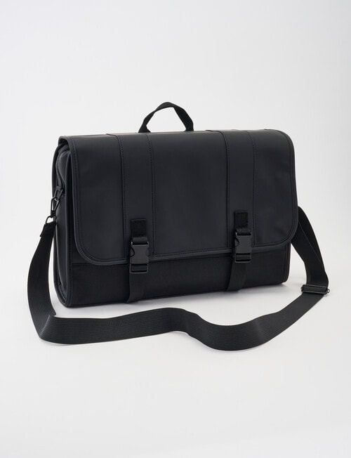 Laidlaw + Leeds Messenger Bag, Black product photo