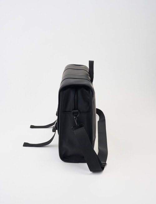 Laidlaw + Leeds Messenger Bag, Black product photo View 04 L