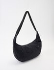 Laidlaw + Leeds Slouchy Sling Bag, Black product photo