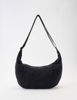 Laidlaw + Leeds Slouchy Sling Bag, Black product photo View 02 S