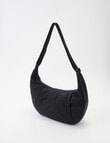 Laidlaw + Leeds Slouchy Sling Bag, Black product photo View 03 S