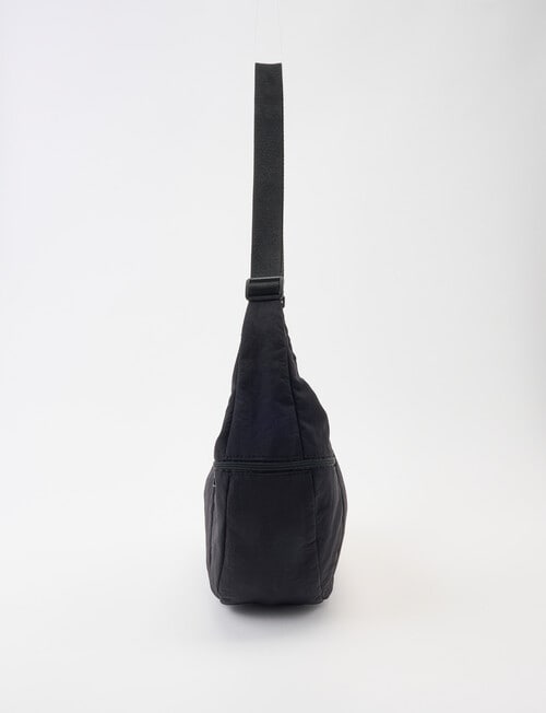 Laidlaw + Leeds Slouchy Sling Bag, Black product photo View 04 L