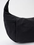 Laidlaw + Leeds Slouchy Sling Bag, Black product photo View 05 S