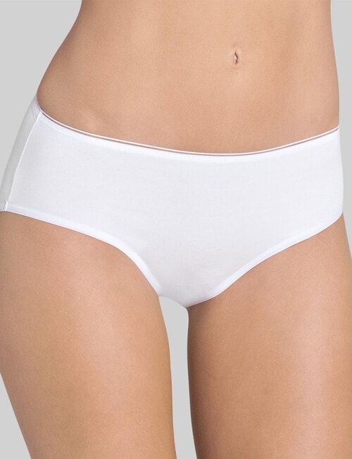 Sloggi Feel Sensational Midi Brief, White product photo View 02 L