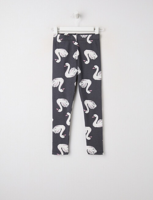 Mac & Ellie Swan Rib Legging, Charcoal product photo