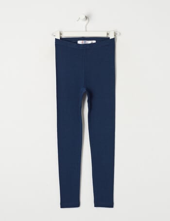 Blue Ink Merino Long Johns, Navy, 2-7 product photo