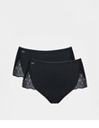 Sloggi Pure Sense Maxi Brief, 2-Pack, Black product photo