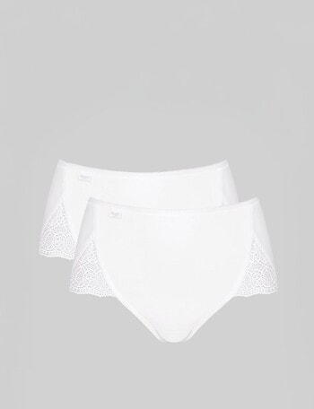 Sloggi Pure Sense Maxi Brief, 2-Pack, White product photo