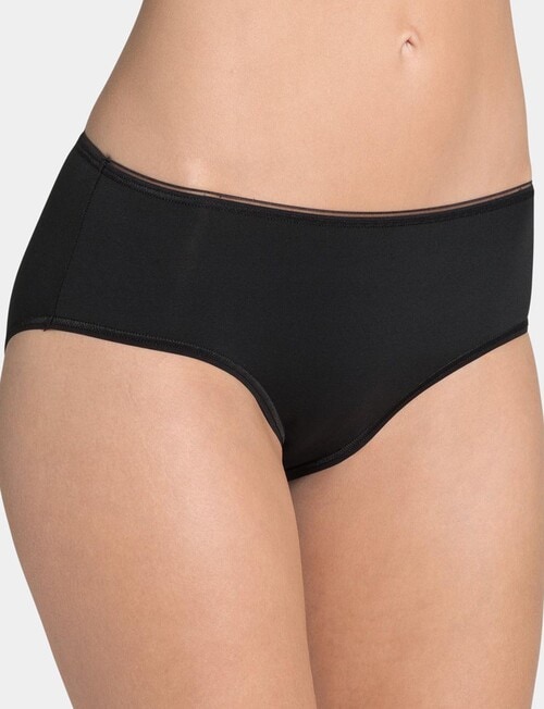 Sloggi Feel Sensational Midi Brief, Black product photo View 02 L