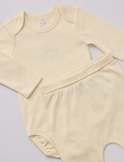 Little Bundle Elephant Sleep Set, 3-Piece, Cream product photo View 03 L