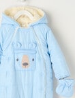 Little Bundle Little Bear Pram Suit product photo View 03 S