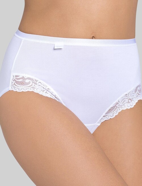 Sloggi Romance Maxi Brief, White product photo View 02 L