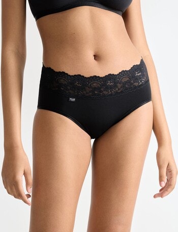 Sloggi Romance Midi Brief, Black product photo