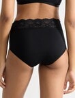 Sloggi Romance Midi Brief, Black product photo View 03 S